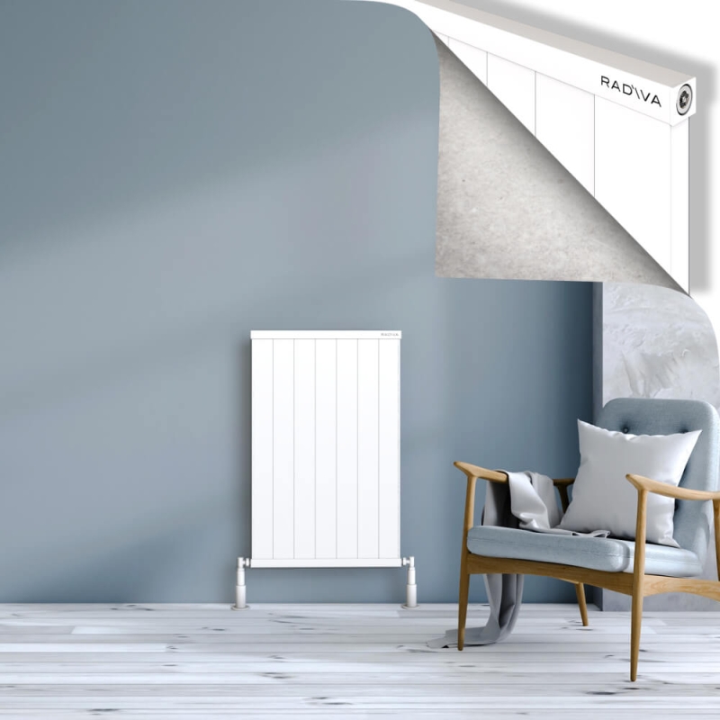 RIO Dekoratif Alüminyum Radyatör 900x704 Beyaz - 2RIO09000704B1TS