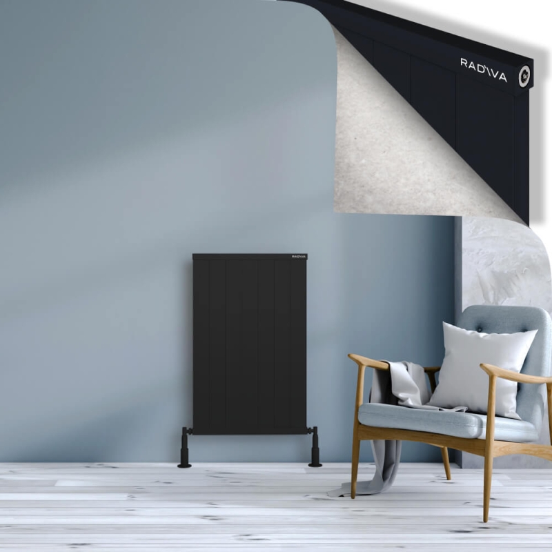 RIO Dekoratif Alüminyum Radyatör 900x704 Siyah - 2RIO09000704B3TS