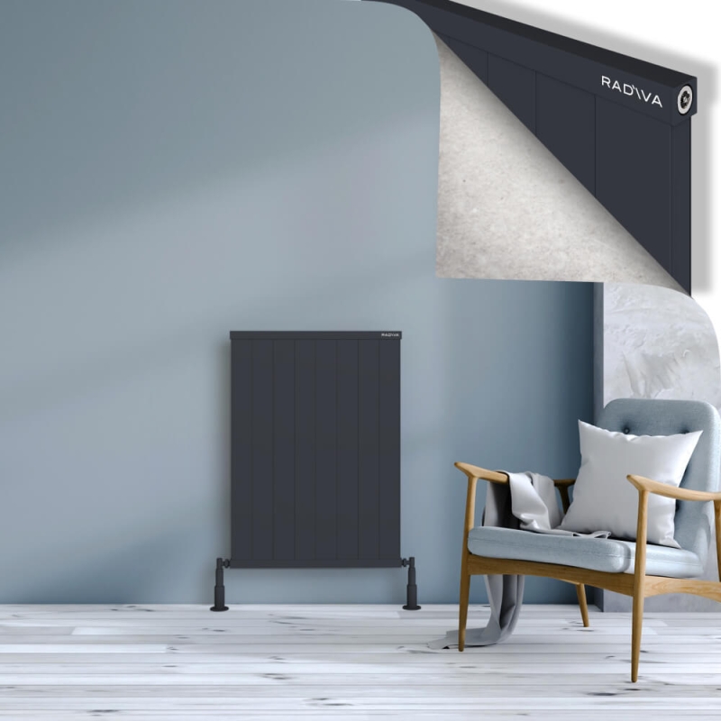 RIO Dekoratif Alüminyum Radyatör 900x804 Koyu Antrasit - 2RIO09000804B6TS