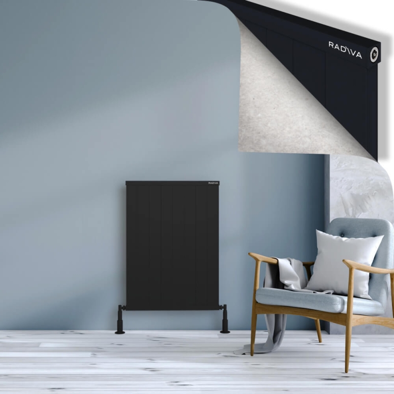 RIO Dekoratif Alüminyum Radyatör 900x804 Siyah - 2RIO09000804B3TS