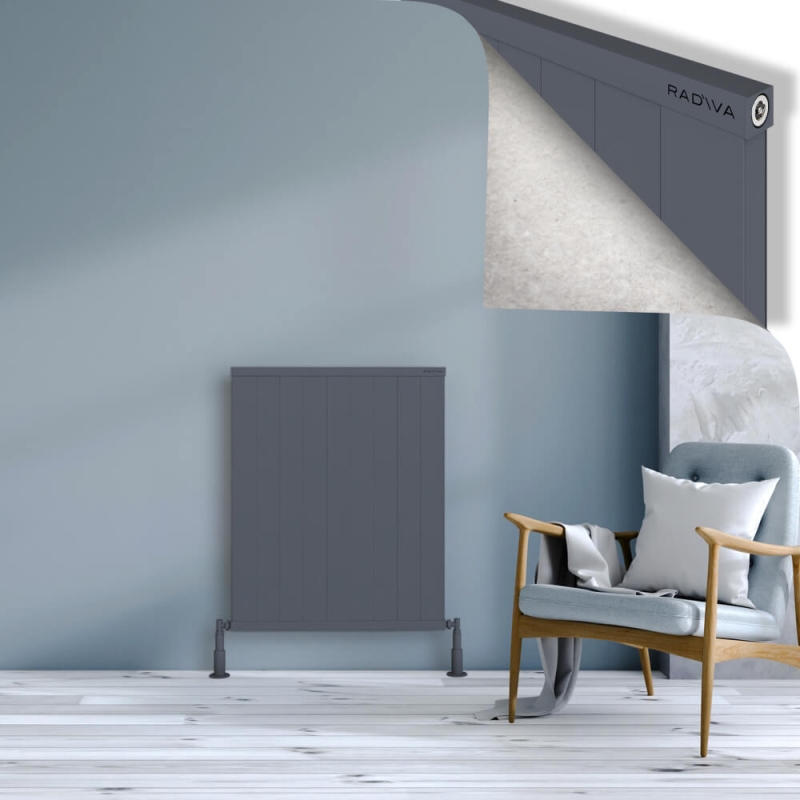 RIO Dekoratif Alüminyum Radyatör 900x904 Antrasit - 2RIO09000904B2TS