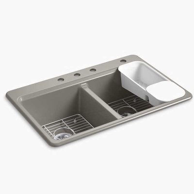 KOHLER - Kohler Eviye Riverby Döküm Cashmere - 1
