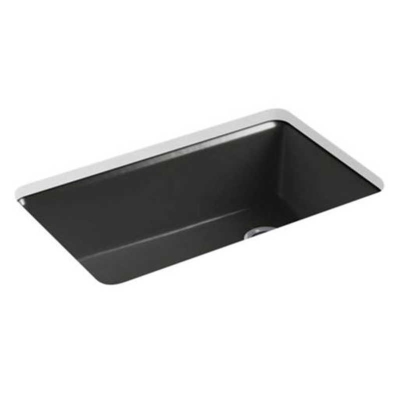 KOHLER - Kohler Eviye Riverby Tezgah Altı Döküm Oil-Rubbed Bronze - 0