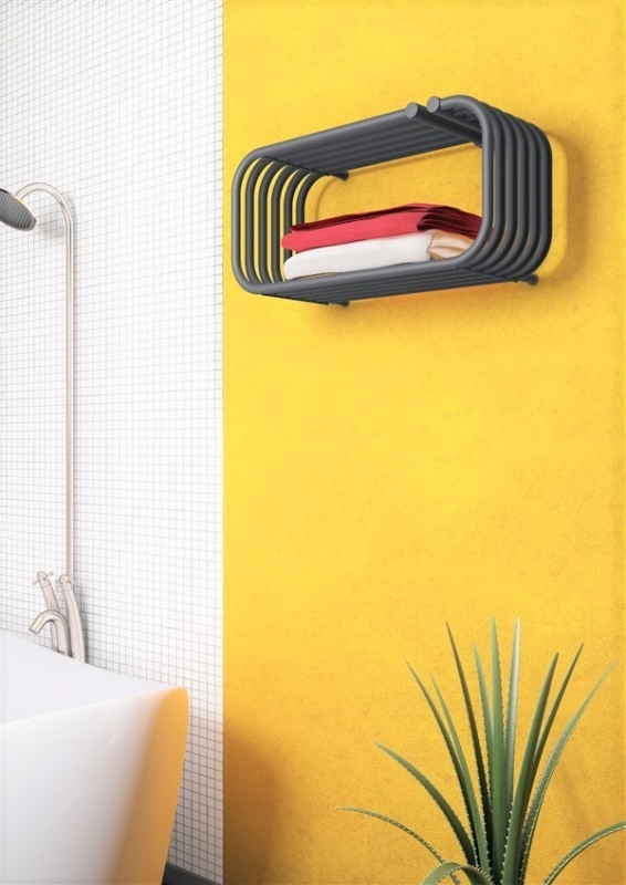 Santorini Dekoratif Havlupan 700x330 Antrasit - 1SAN07000330B2TS