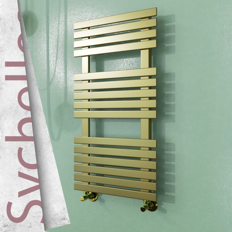 SEYCHELLES Paslanmaz Çelik Havlupan 500x940 Satine Altın - 1SEY05000940K2SS