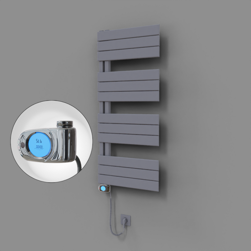 Sirius Dekoratif Elektrikli Havlupan 500x1150 Gri (Musa Termostat) 600W - 1SIR05001150B4TE3060