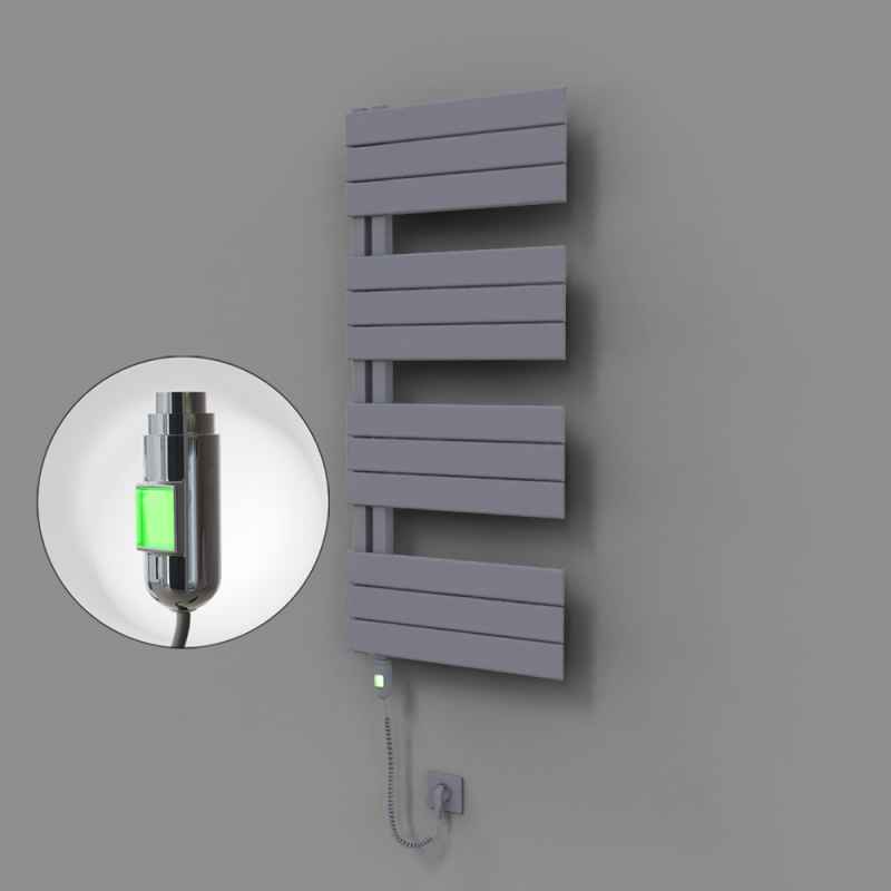 Sirius Dekoratif Elektrikli Havlupan 500x1150 Gri (On/Off Düğmeli) 600W - 1SIR05001150B4TE1060