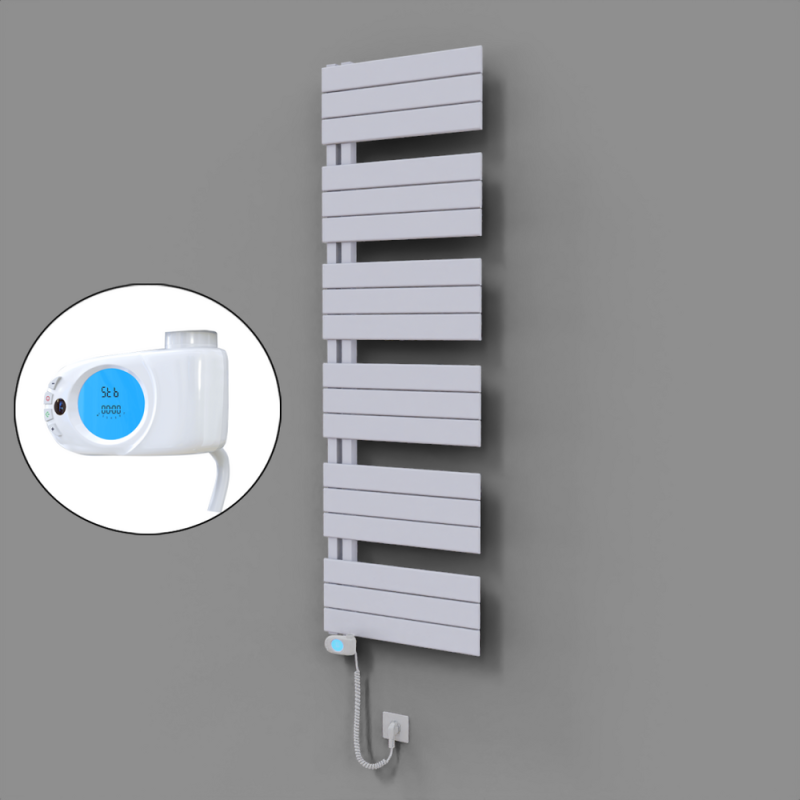 Sirius Dekoratif Elektrikli Havlupan 500x1640 Beyaz (Musa Termostat) 900W - 1SIR05001640B1TE3090