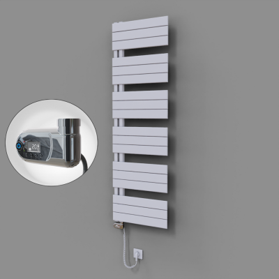 Radiva - Sirius Dekoratif Elektrikli Havlupan 500x1640 Beyaz (Thesis Termostat) 900W - 500