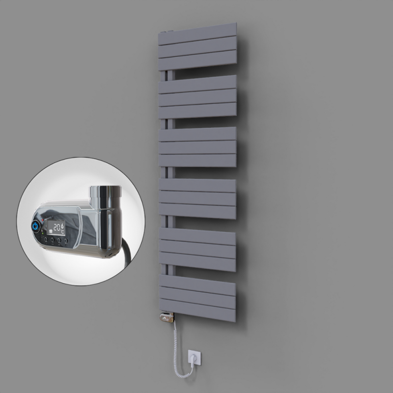 Sirius Dekoratif Elektrikli Havlupan 500x1640 Gri (Thesis Termostat) 900W - 1SIR05001640B4TE2090