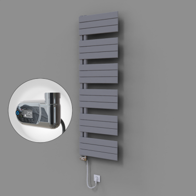 Radiva - Sirius Dekoratif Elektrikli Havlupan 500x1640 Gri (Thesis Termostat) 900W - 500