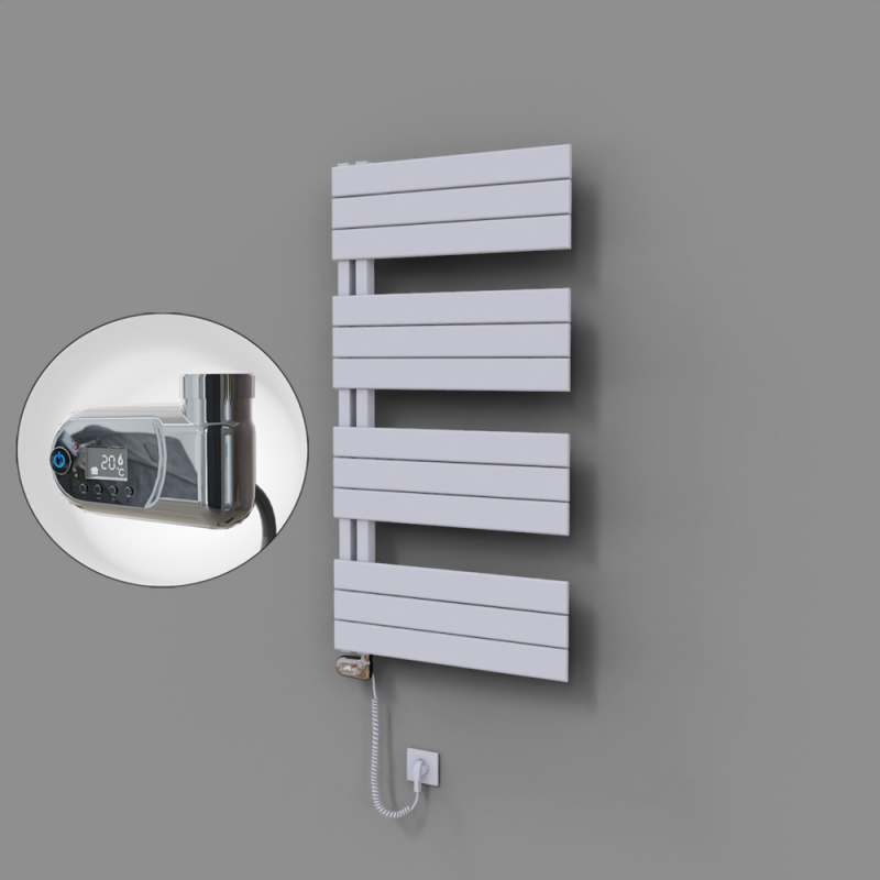 Sirius Dekoratif Elektrikli Havlupan 600x1150 Beyaz (Thesis Termostat) 600W - 1SIR06001150B1TE2060