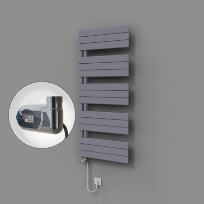Radiva - Sirius Dekoratif Elektrikli Havlupan 600x1400 Gri (Thesis Termostat) 900W (1)