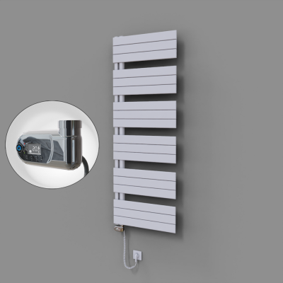 Radiva - Sirius Dekoratif Elektrikli Havlupan 600x1640 Beyaz (Thesis Termostat) 900W