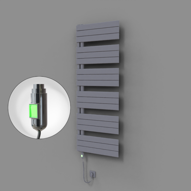 Sirius Dekoratif Elektrikli Havlupan 600x1640 Gri (On/Off Düğmeli) 900W - 1SIR06001640B4TE1090