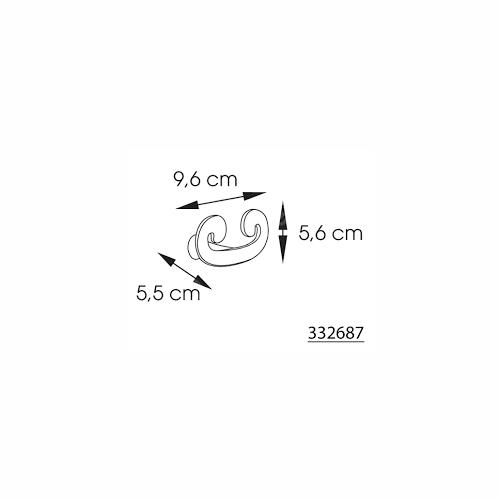 Gedy Bornoz Askılık Sissi Altın 332687 - 20AKS332687