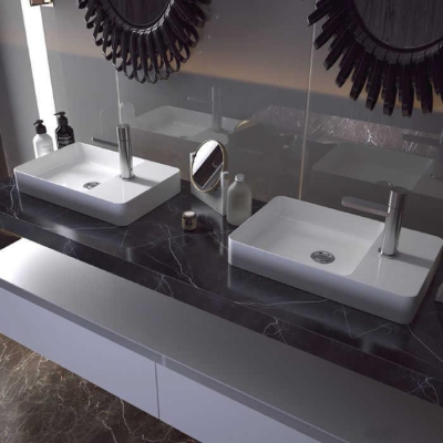 ROTENBERG - Rotenberg Lavabo Smart 60 Çanak Çap 59,5 x 38 cm - 5