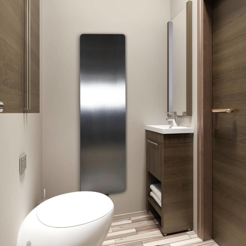 Solomon İnce Radyatör 290x990 Paslanmaz Çelik Satine Polisaj - 6SOL02900990P1M1