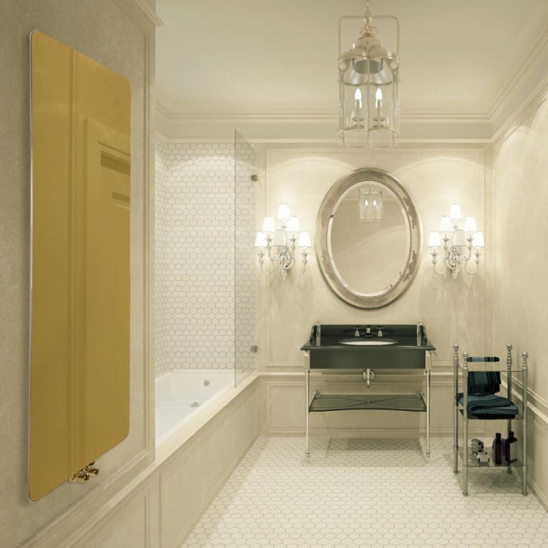 Solomon İnce Radyatör 370x990 Altın - 6SOL03700990K2S