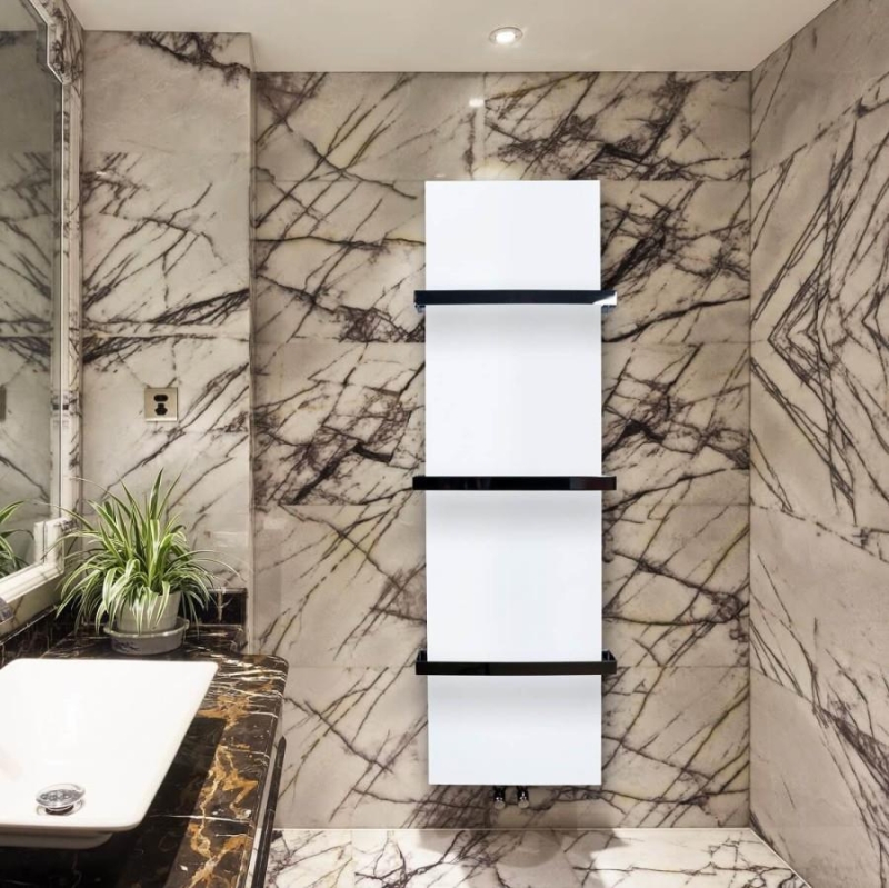Solomon İnce Radyatör 370x990 Beyaz - 6SOL03700990B1S