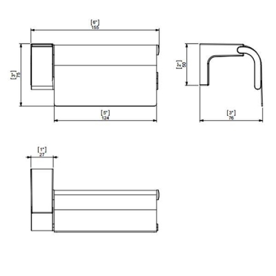 Sonia - Sonia Tuvalet Kağıtlık Eletech Kapaklı Krom 114160 (1)