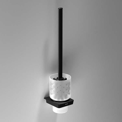 Sonia - Sonia Tuvalet Fırçalık S6 Duvara Monte Siyah (1)