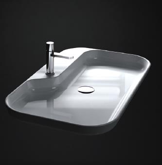 Rotenberg Lavabo Stela Çanak 76 x 45 cm - Thumbnail 15HYROTENBERG-1004