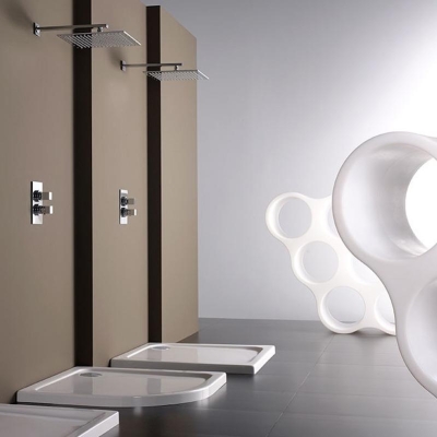 Systempool - Systempool Duş Teknesi Arquitect 100 x 100 x 5,5 cm Köşe Flat (1)