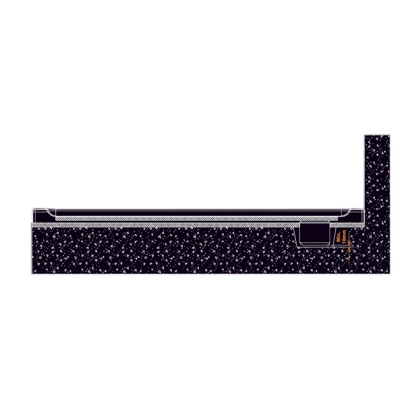 Systempool Duş Teknesi Arquitect 100 x 100 x 5,5 cm Köşe Flat - 10SYS100057475