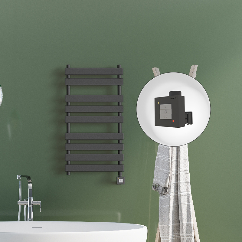 TAHITI Elektrikli Havlupan 500x1300 Antrasit Texture (KTX1 Termostat) 1000W - 1TAH05001300B2TEB100