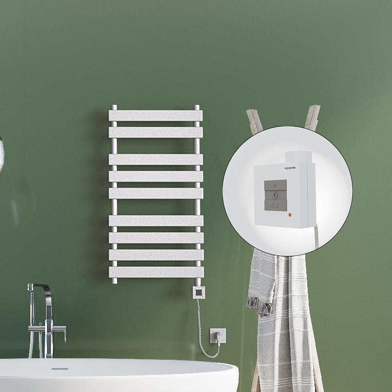 TAHITI Elektrikli Havlupan 500x1300 Beyaz Parlak (KTX1 Termostat) 1000W Spiral Kablolu - 1TAH05001300B1PEB100-K