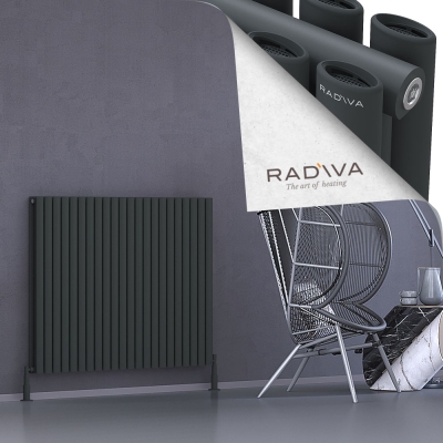 Radiva - Tano Alüminyum Radyatör 1000x1268 Koyu Antrasit
