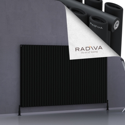 Radiva - Tano Alüminyum Radyatör 1200x2196 Siyah (1)
