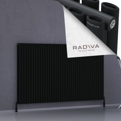 Radiva - Tano Alüminyum Radyatör 1200x2254 Siyah