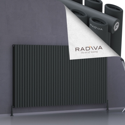 Radiva - Tano Alüminyum Radyatör 1200x2370 Koyu Antrasit
