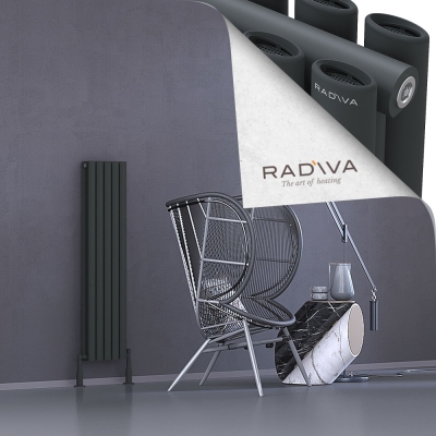 Radiva - Tano Alüminyum Radyatör 1200x282 Koyu Antrasit (1)
