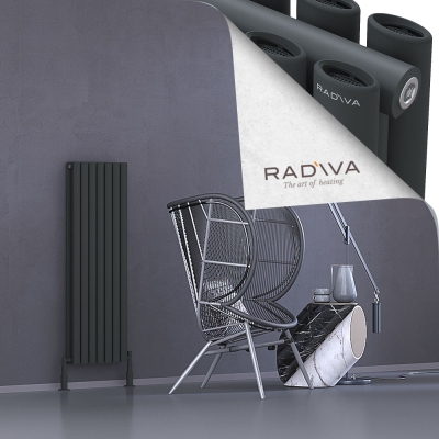 Radiva - Tano Alüminyum Radyatör 1200x398 Koyu Antrasit (1)