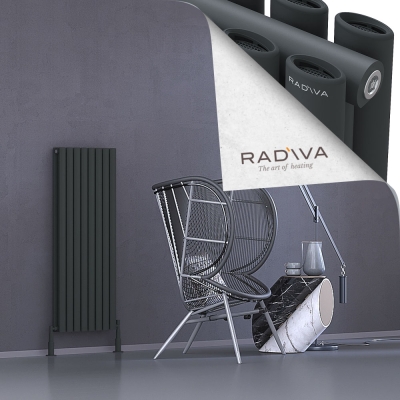 Radiva - Tano Alüminyum Radyatör 1200x456 Koyu Antrasit (1)