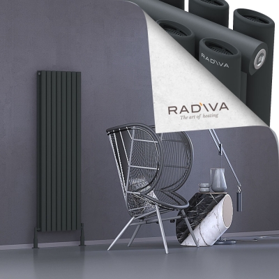 Radiva - Tano Alüminyum Radyatör 1500x456 Koyu Antrasit