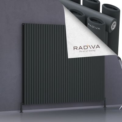 Radiva - Tano Alüminyum Radyatör 1600x2138 Koyu Antrasit