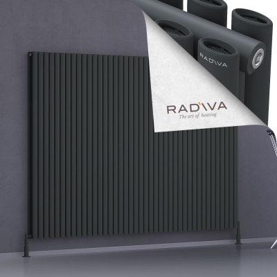 Radiva - Tano Alüminyum Radyatör 1600x2370 Koyu Antrasit