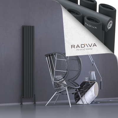 Radiva - Tano Alüminyum Radyatör 1600x282 Koyu Antrasit