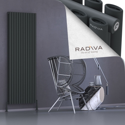 Radiva - Tano Alüminyum Radyatör 1900x688 Koyu Antrasit (1)