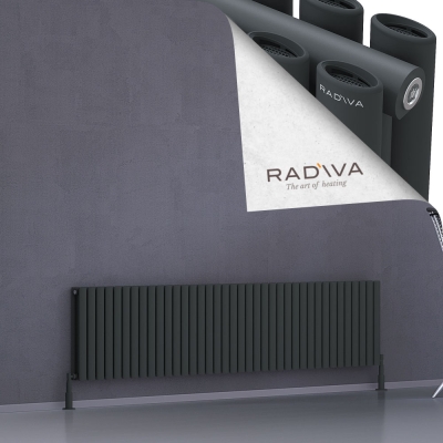 Radiva - Tano Alüminyum Radyatör 500x2196 Koyu Antrasit (1)