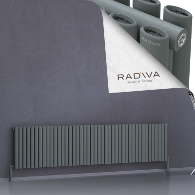 Radiva - Tano Alüminyum Radyatör 500x2486 Antrasit