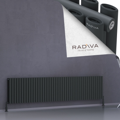 Radiva - Tano Alüminyum Radyatör 500x2486 Koyu Antrasit