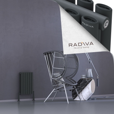 Radiva - Tano Alüminyum Radyatör 500x340 Koyu Antrasit (1)