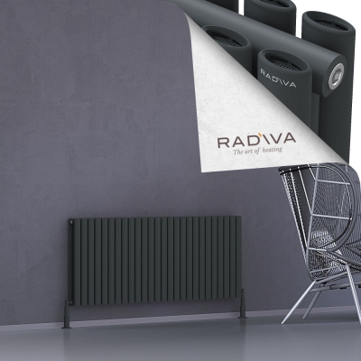 Radiva - Tano Alüminyum Radyatör 600x1500 Koyu Antrasit (1)