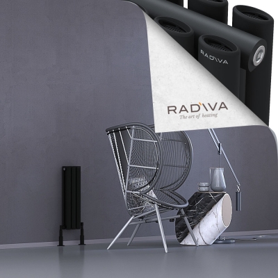 Radiva - Tano Alüminyum Radyatör 600x166 Siyah (1)