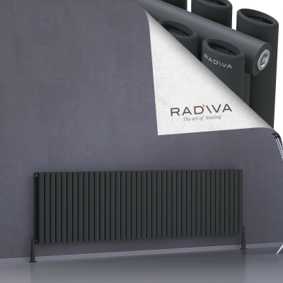 Radiva - Tano Alüminyum Radyatör 600x2312 Koyu Antrasit